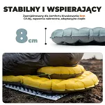 Ultralekki materacyk do spania Qunature Air Cloud R5.0 - yellow - 7