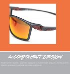 Alpina okulary EAGLE Q-LITE - black matt - szkło silver - 10