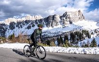 Lekka kurtka rowerowa Rogelli MONO ze średnim ociepleniem, khaki-czarny - 6