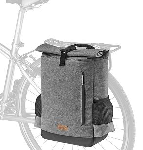 2w1 sakwa/ plecak SF3 z kieszenią na laptopa-  Ibera IB-SF3 grafitowa