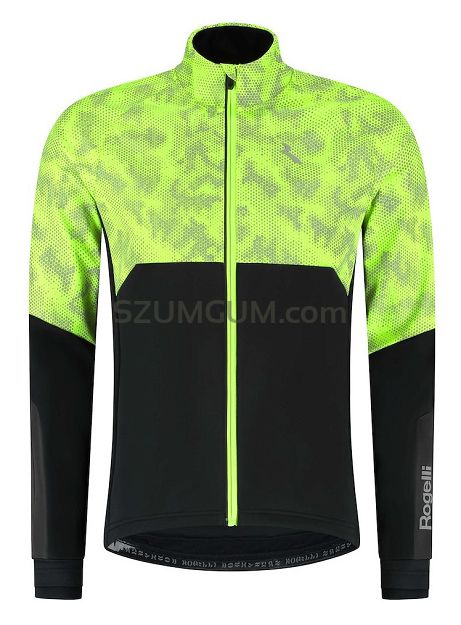 Rogelli kurtka zimowa ESSENTIAL HI VIS II - fluor