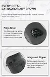 Torebka podsiodłowa Gaciron Bird Nest-200 (1.4 l) black - z inteligentnym światłem ostrzegawczym - 12