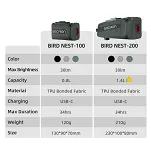 Torebka podsiodłowa Gaciron Bird Nest-200 (1.4 l) black - z inteligentnym światłem ostrzegawczym - 4