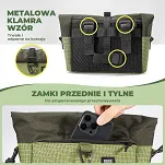 Miejska torebka na kierownicę Rockbros W020 - 2,7 L - 3
