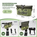 Miejska torebka na kierownicę Rockbros W020 - 2,7 L - 2