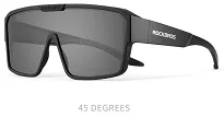 Rockbros SP348 - uniwersalne optyczne okulary z polaryzacją - white / mirror blue - 19