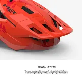 Kask młodzieżowy MET Shelter Youth - red glossy - 9