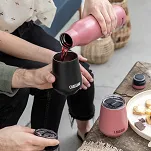 Butelka termiczna CamelBak Wine Bottle Insulated SST 740 ml - wild strawberry - 4