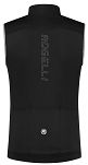 Softshellowa kamizelka na rower Rogelli ESSENTIAL z oddychającymi plecami, czarna - 2