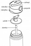 Termos dziecięcy ze słomką Thermos FUNtainer 470ml - fioletowy - 4
