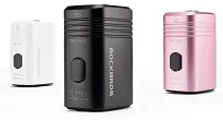 Inteligentna lampka Rockbros M6 1000 lm z cyfrowym wyświetlaczem GoPro - pink - 9