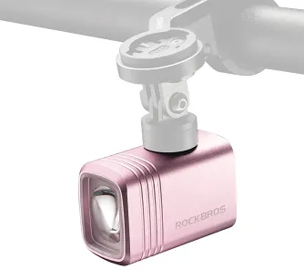 Inteligentna lampka Rockbros M6 1000 lm z cyfrowym wyświetlaczem GoPro - pink
