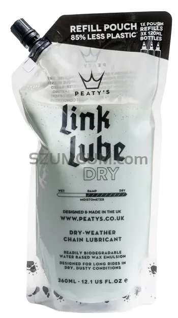 Smar do łańcucha Peaty's LinkLube Dry Weather - 360 ml