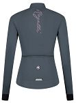 Damska wydajna bluza rowerowa Rogelli DISTANCE DWR, szaro-różowa - 2