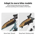 Torebka na górę ramy Qunature Bikepacking Frame Bag 086 - khaki - 8