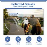 Okulary sportowe Rockbros 0089 polaryzacyjne - srebrne - 2