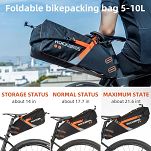 Wodoszczelna torba rowerowa pod siodełko - Rockbros C43 | 10L - 6