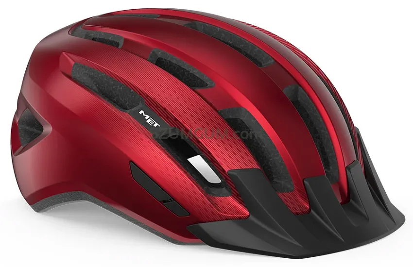 Kask MET Downtown - red glossy