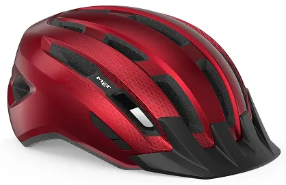 Kask MET Downtown - red glossy