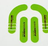 Wkładki żelowe BIKE RIBBON GEL PAD FIRM super miękkie, zielone, 2x proste, 2x wykręcone - 3