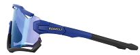 Rogelli SWITCH blue - okulary sportowe z wymiennymi szkłami i zdjemowalnymi ramkami - 3