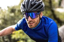 Rogelli SWITCH blue - okulary sportowe z wymiennymi szkłami i zdjemowalnymi ramkami - 5