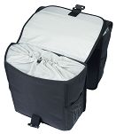 Troby boczne Basil GO - double bicycle bag / 32L / black - 5