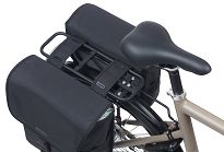 Troby boczne Basil GO - double bicycle bag / 32L / black - 4