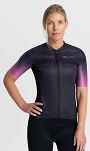 Bardzo lekka damska koszulka rowerowa Rogelli DAWN, czarno-fioletowa roz XL - 3