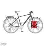 Sakwy rowerowe Ortlieb Sport Roller Classic QL2.1 (kpl.) 25L, Red-black - 4