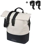 Torba miejska Basil Cove - bicycle shopper MIK Hooks - 14-16L - off-white/black - 7