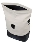 Torba miejska Basil Cove - bicycle shopper MIK Hooks - 14-16L - off-white/black - 4