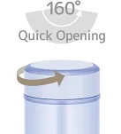 Mobilny termokubek Thermos Icon 250 ml - pastelowy niebieski - 3