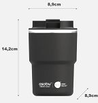 Asobu Coffee Express Tumbler Kubek termiczny 360ml black - 6