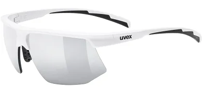 Okulary Uvex Aerios - white matt / mirror silver