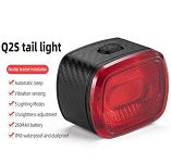Lampka rowerowa tylna Rockbros Q2S - z inteligentnym systemem stop - 10