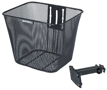 Kosz na kierownicę Basil Bilbao FM + uchwyt stały