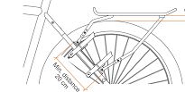 IBERA STAYMOUNT IB- RA19 - uniwersalny bagażnik rowerowy tylny - 4