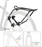 IBERA STAYMOUNT IB- RA19 - uniwersalny bagażnik rowerowy tylny - 3