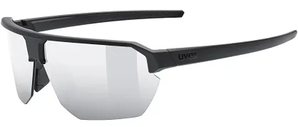 Okulary Uvex Vectiv set - black matt / mirror silver