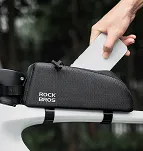 Torba rowerowa Rockbros na ramę na rurę górną 0,9l – czarna - 9