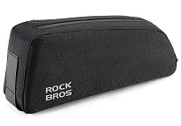 Torba rowerowa Rockbros na ramę na rurę górną 0,9l – czarna - 2