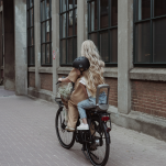 Siedzenie na bagażnik Urban Iki Junior SET key lock - Grey/Black - 7