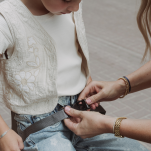 Siedzenie na bagażnik Urban Iki Junior SET key lock - Grey/Black - 8