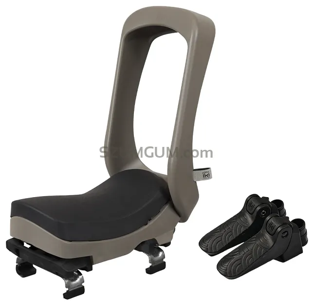 Siedzenie na bagażnik Urban Iki Junior SET key lock - Grey/Black