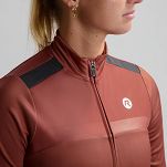 Ciepła damska bluza kolarska Rogelli MONO DWR, chutney - 5