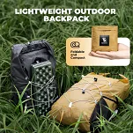 Ultralekki, wodoodporny, składany plecak Qunature H49, 20 L - khaki - 6