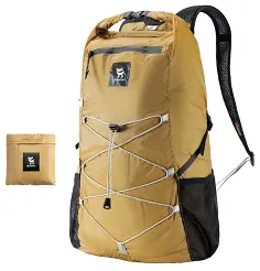 Ultralekki, wodoodporny, składany plecak Qunature H49, 20 L - khaki