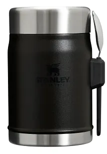 Termos obiadowy ze sztućcem Stanley CLASSIC - 0,4L - Black 2.0