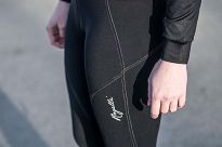 Damskie spodnie rowerowe Rogelli LUCETTE z żelową wkładką rowerową, czarne - 7